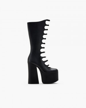 Botte Marc Jacobs The Kiki Knee-High Boot Femme Noir | 203UGCFER