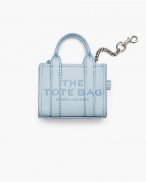 Charms Marc Jacobs The Nano Tote Bag Charm Femme Bleu | 938JSHKBW