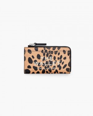 Petits Portefeuilles Marc Jacobs The Cheetah Top Zip Multi Wallet Femme Noir Multicolore | 387YJCZUF