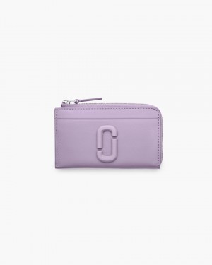 Petits Portefeuilles Marc Jacobs The Covered J Marc Top Zip Multi Wallet Femme Violette | 853DQKVBU