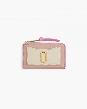 Petits Portefeuilles Marc Jacobs The Utility Snapshot Top Zip Multi Wallet Femme Rose Multicolore | 651IRSBAT