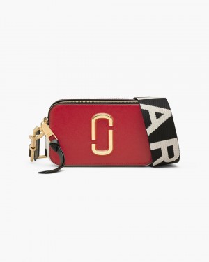 Sac Snapshot Marc Jacobs The Snapshot Femme Rouge Multicolore | 097CFXJSR