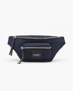 Sacs à Dos Marc Jacobs The Biker Nylon Belt Bag Femme Bleu | 849HXUVQK