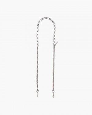 Sangle De Sac Marc Jacobs The Chain Strap Femme Nickel | 936OPQXVL