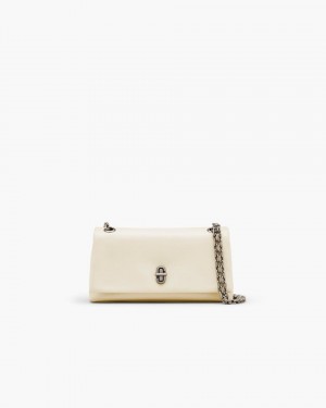 The Dual Bag Marc Jacobs The Dual Chain Wallet Femme Blanche | 518TICVSX