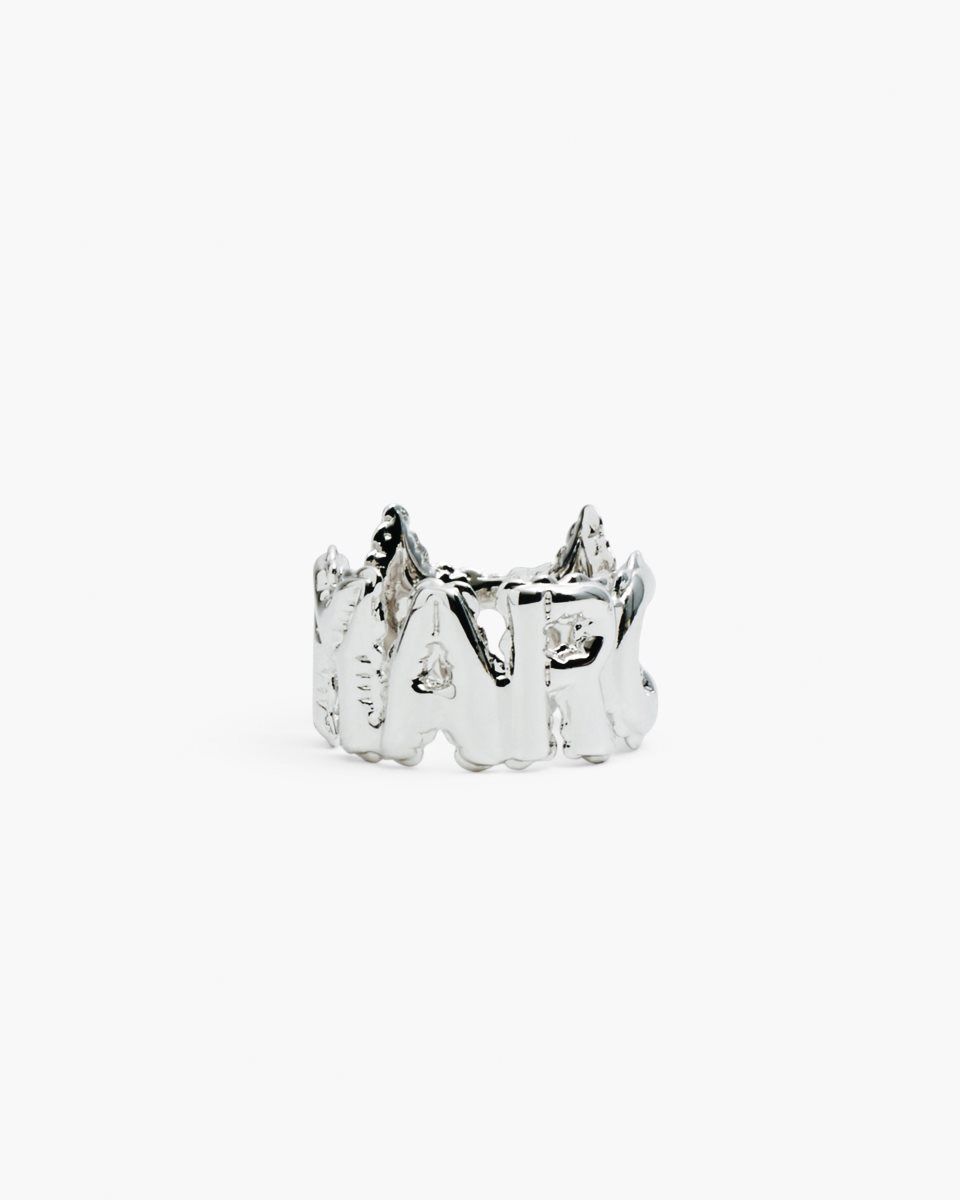 Bagues Marc Jacobs The Marc Balloon Ring Femme Argent | 231VRAZKY