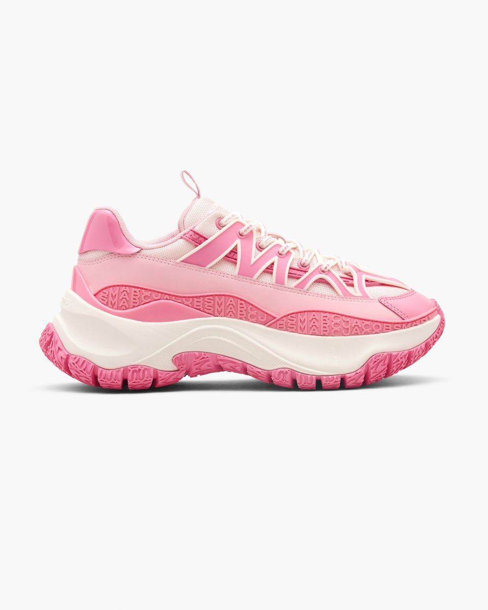 Basket Marc Jacobs The Colorblock Lazy Hiker Femme Rose Multicolore | 546XHTJUK