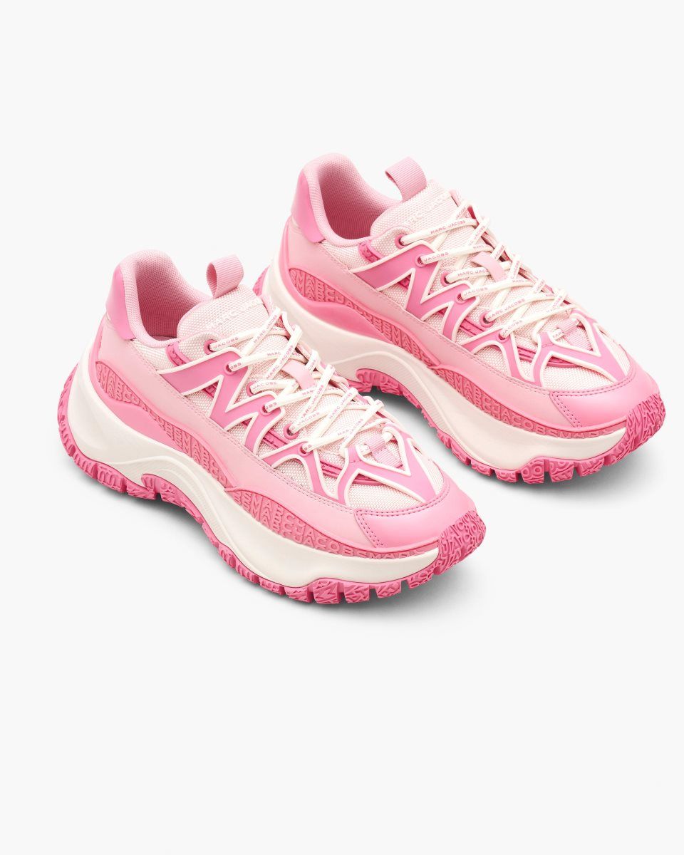 Basket Marc Jacobs The Colorblock Lazy Hiker Femme Rose Multicolore | 546XHTJUK