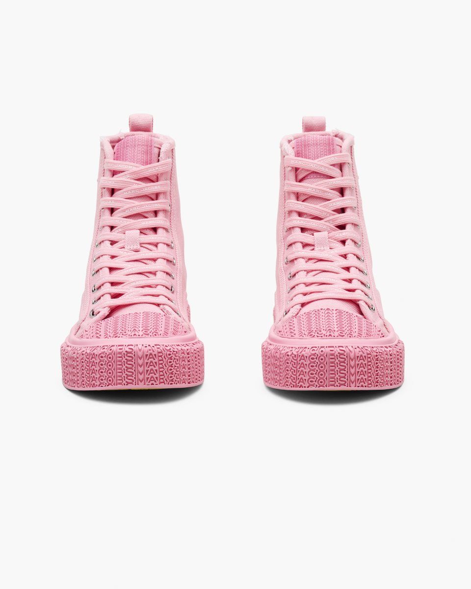 Basket Marc Jacobs The High Top Sneaker Femme Rose | 489KZYIBW