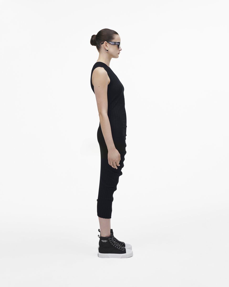 Basket Marc Jacobs The High Top Sneaker Femme Noir | 617LPHCMW