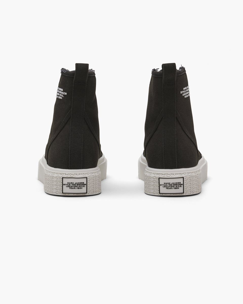 Basket Marc Jacobs The High Top Sneaker Femme Noir | 617LPHCMW