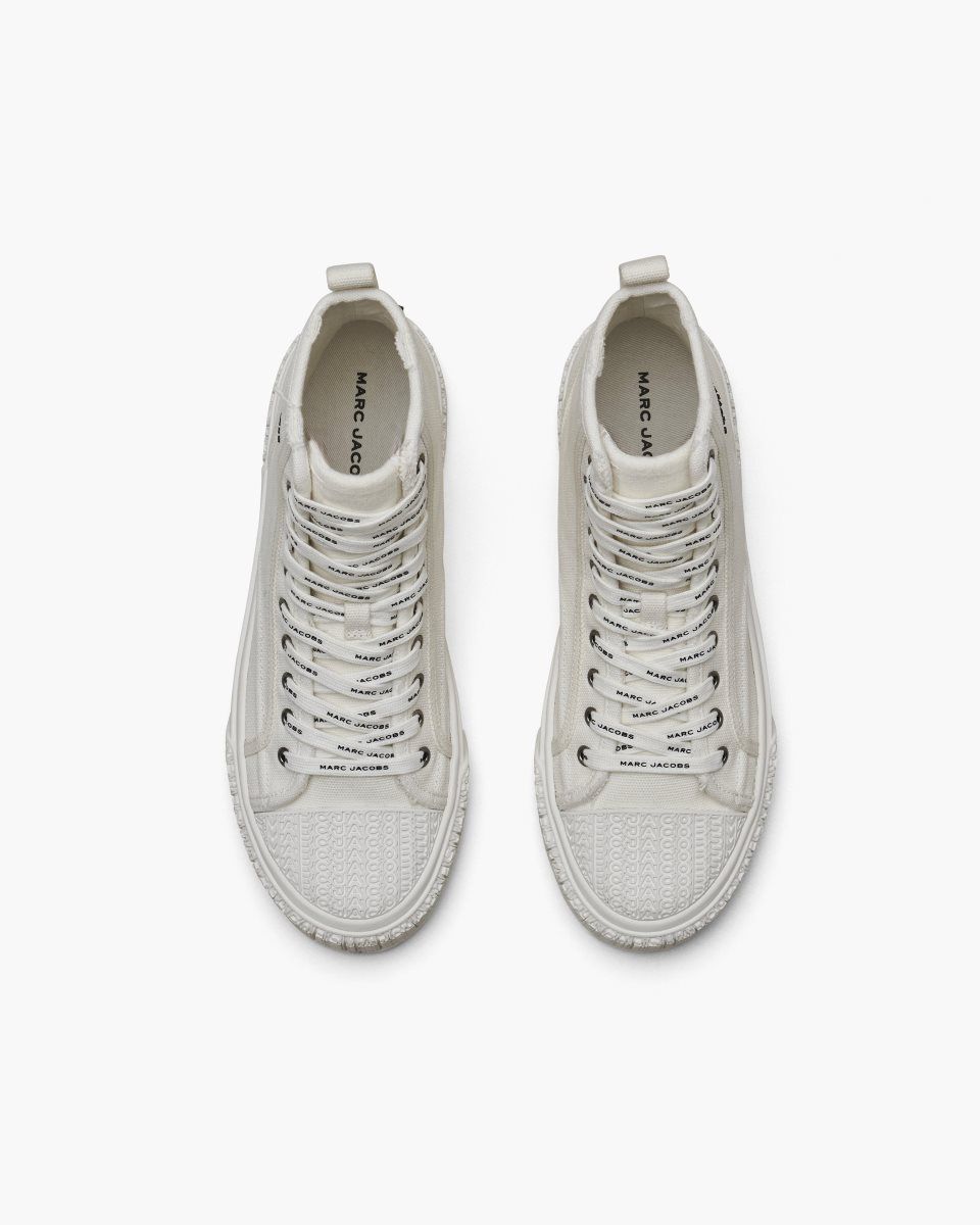 Basket Marc Jacobs The High Top Sneaker Femme Blanche | 768JWDHAI