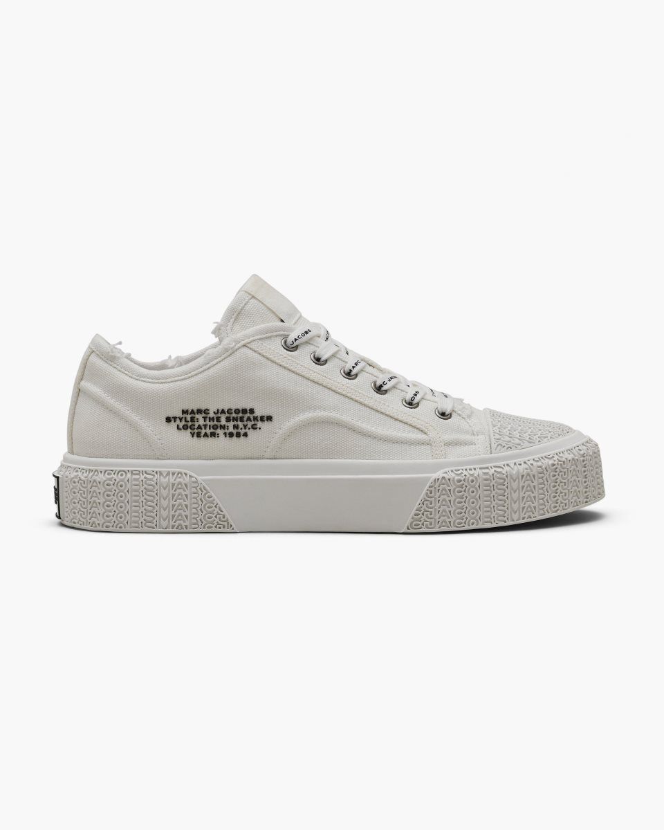 Basket Marc Jacobs The Sneaker Femme Blanche | 268JULFBM