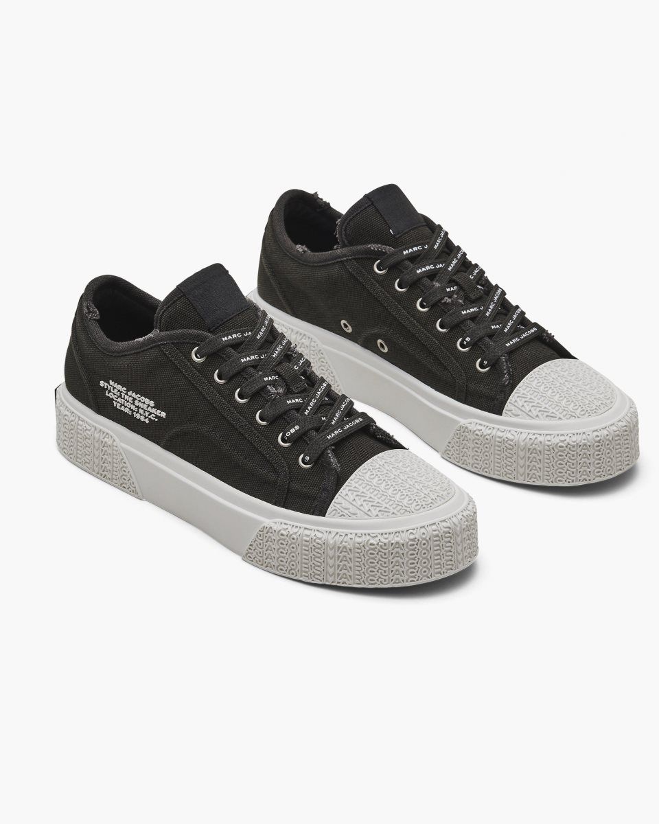 Basket Marc Jacobs The Sneaker Femme Noir | 165FEWPBI