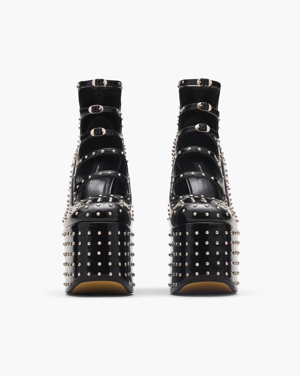 Botte Marc Jacobs The Glam Studs Kiki Ankle Boot Femme Noir | 426IYZQTB