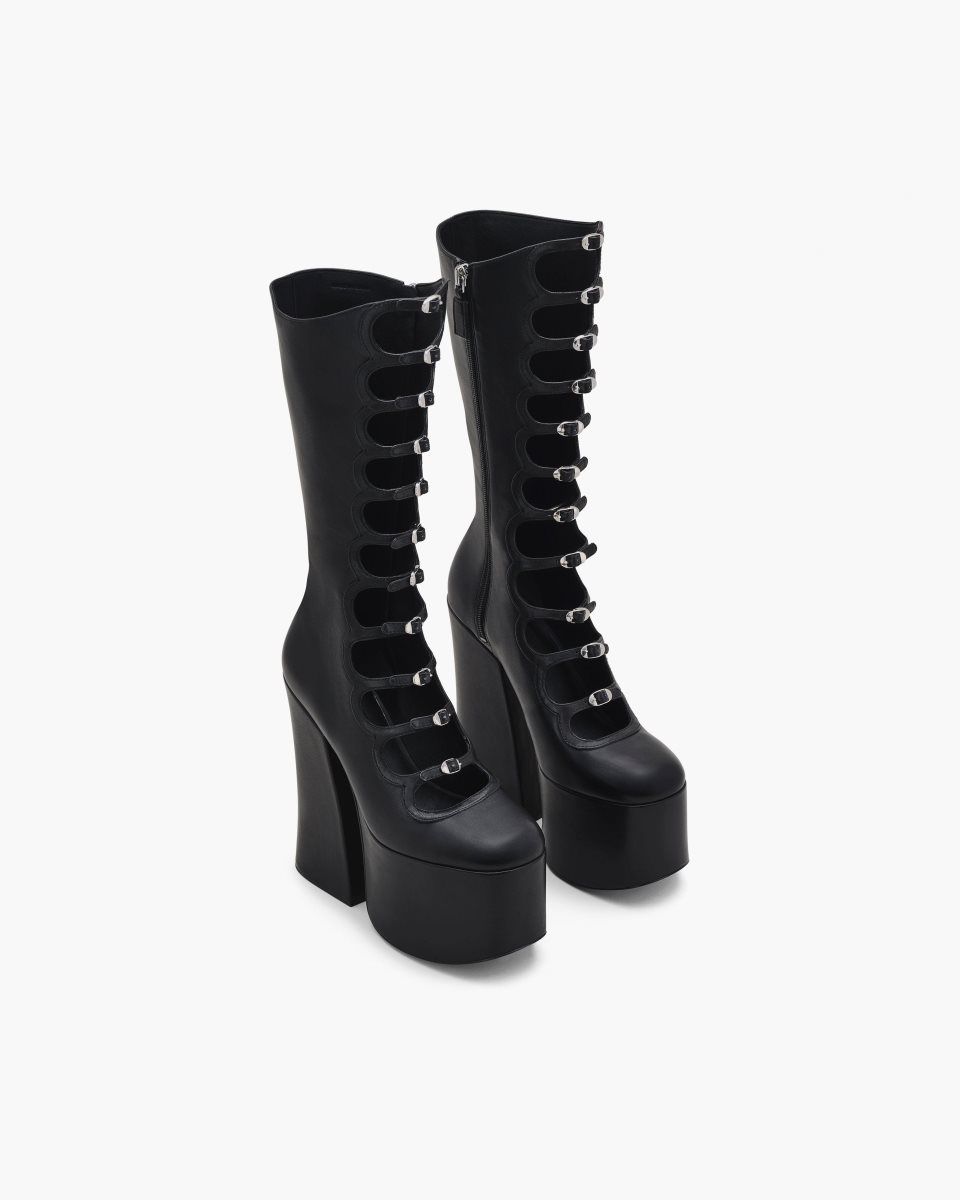 Botte Marc Jacobs The Kiki Knee-High Boot Femme Noir | 203UGCFER