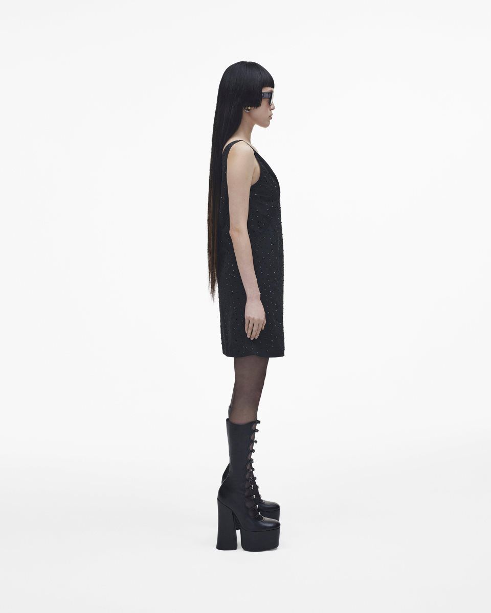 Botte Marc Jacobs The Kiki Knee-High Boot Femme Noir | 203UGCFER