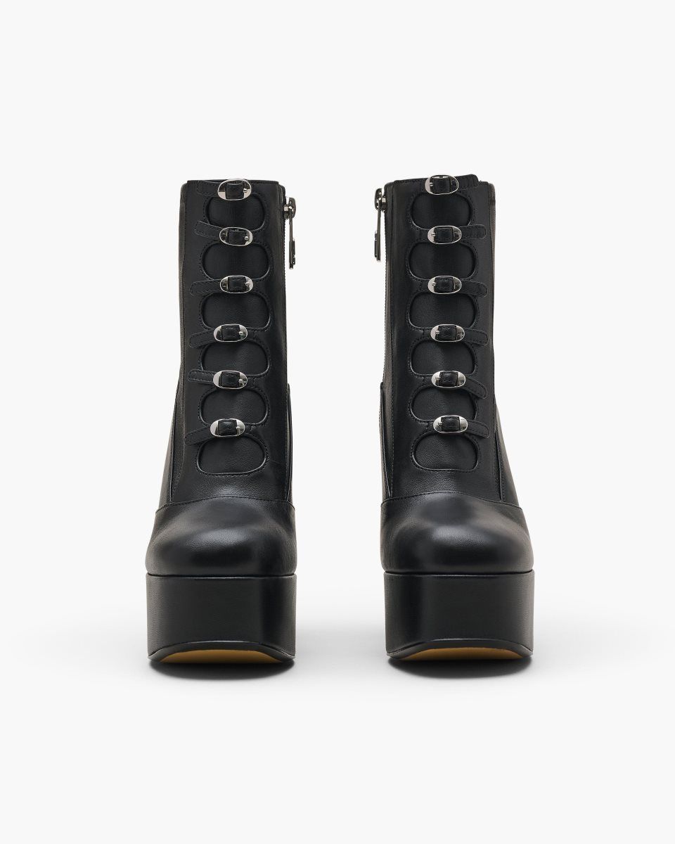 Botte Marc Jacobs The Kiki Stretch Ankle Boot Femme Noir | 346DMNIRJ