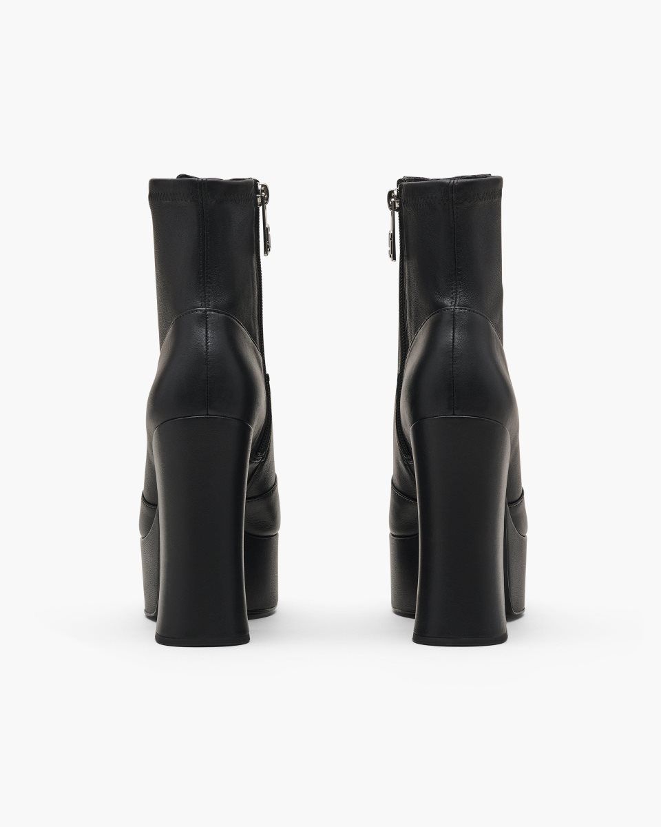 Botte Marc Jacobs The Kiki Stretch Ankle Boot Femme Noir | 346DMNIRJ