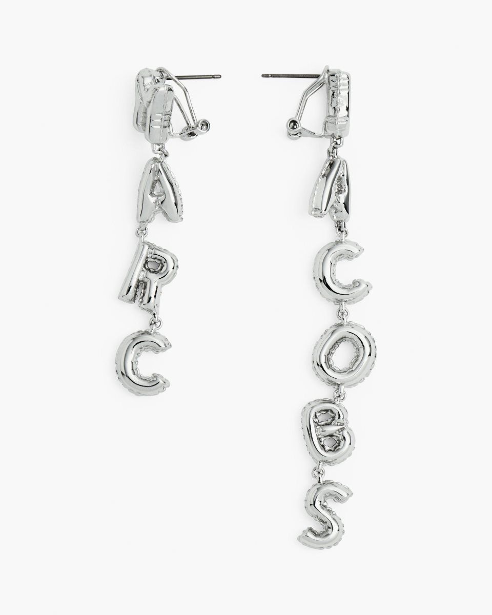 Boucles d'Oreilles Marc Jacobs The Marc Jacobs Balloon Earrings Femme Argent | 158BFZGQU