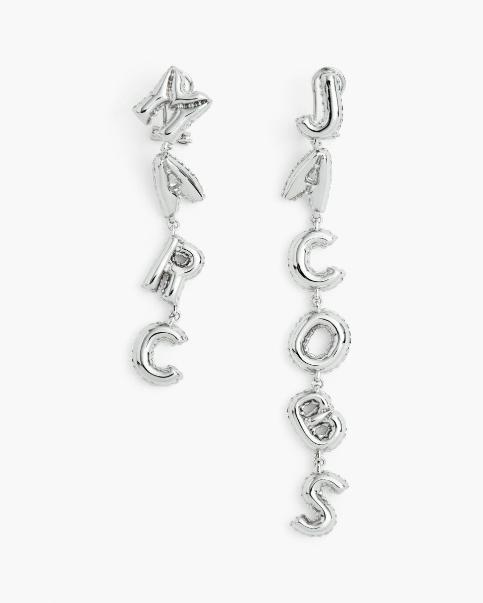 Boucles d\'Oreilles Marc Jacobs The Marc Jacobs Balloon Earrings Femme Argent | 158BFZGQU