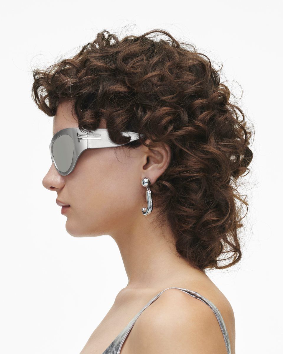 Boucles d'Oreilles Marc Jacobs The Mj Balloon Earrings Femme Argent | 140IBAWCD