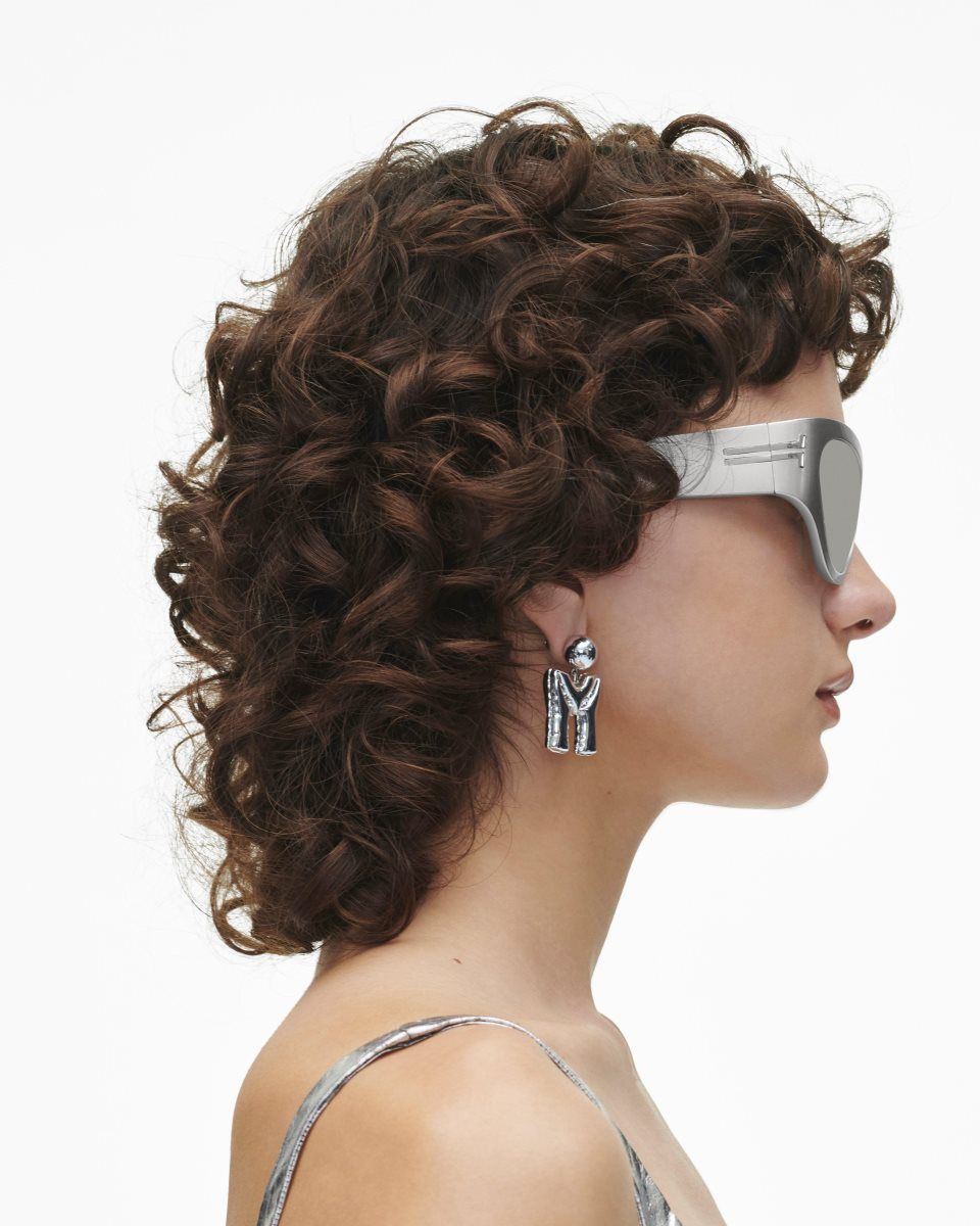Boucles d'Oreilles Marc Jacobs The Mj Balloon Earrings Femme Argent | 140IBAWCD