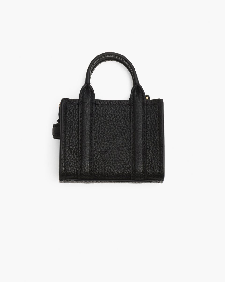 Charms Marc Jacobs The Nano Tote Bag Charm Femme Noir | 946KJWBIL
