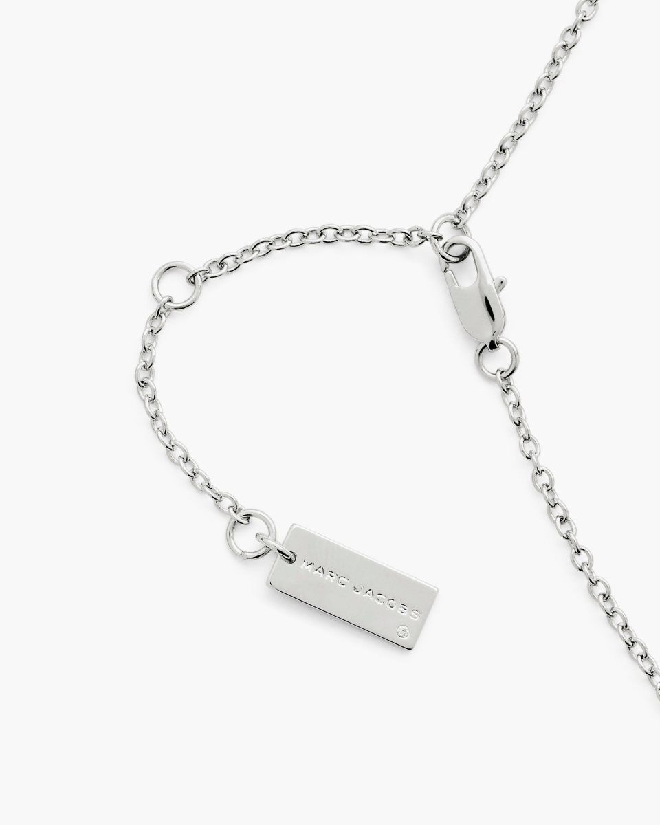 Colliers Marc Jacobs Balloon Star Necklace Femme Argent Clair | 913JQNOLC