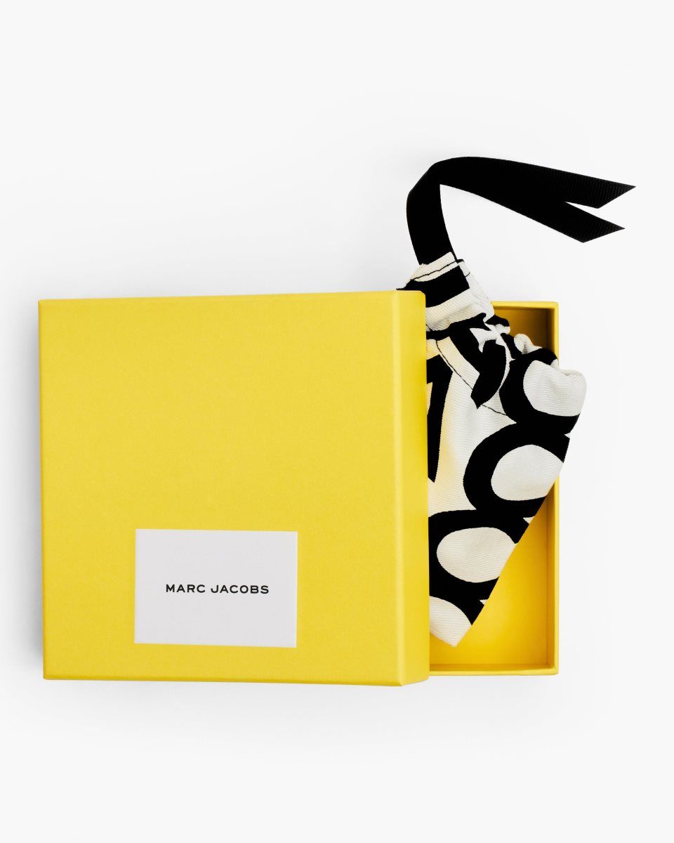 Colliers Marc Jacobs Button Charm Necklace Femme Argent Noir | 257KAZWGB