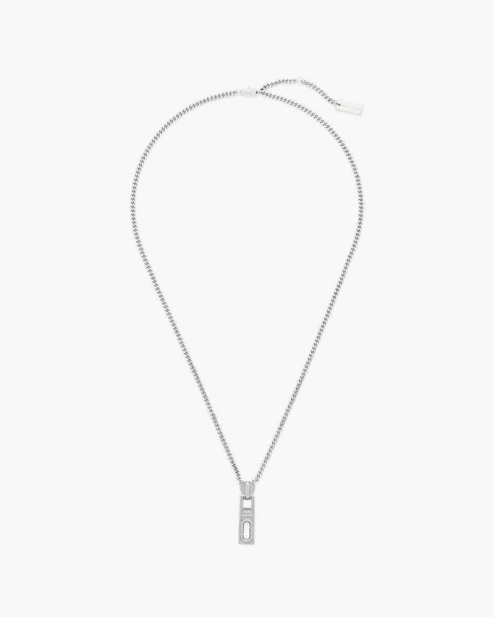 Colliers Marc Jacobs J Marc Zipper Necklace Femme Argent | 583JPFDET