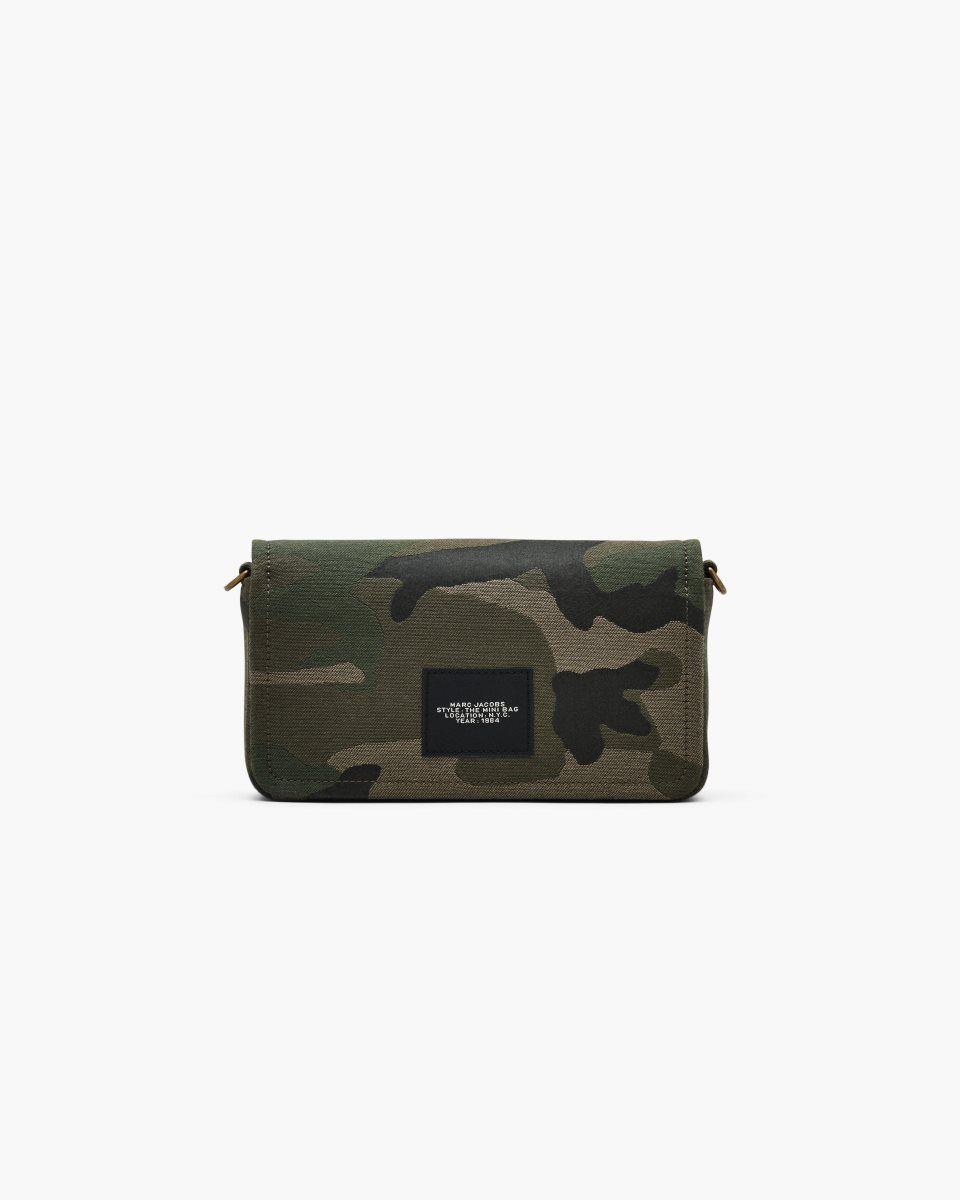 Grands Portefeuilles Marc Jacobs The Camo Jacquard Chain Mini Bag Femme Camouflage Multicolore | 436SNYZHE