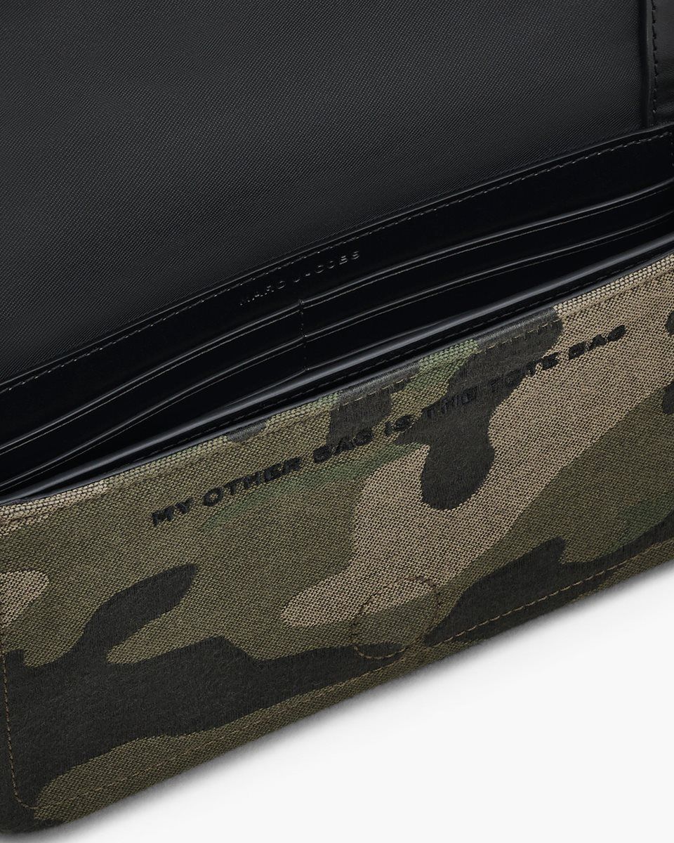 Grands Portefeuilles Marc Jacobs The Camo Jacquard Chain Mini Bag Femme Camouflage Multicolore | 436SNYZHE
