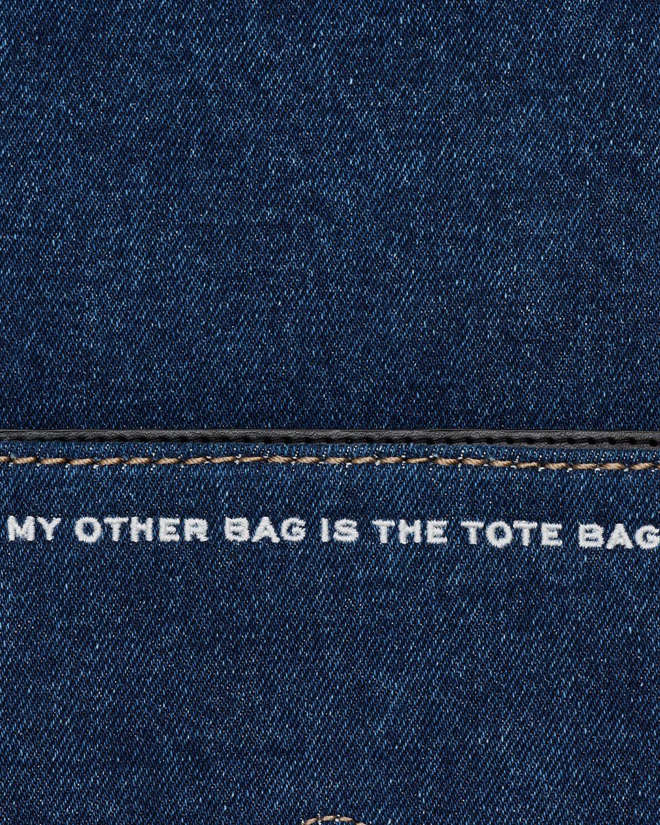 Grands Portefeuilles Marc Jacobs The Denim Chain Mini Bag Femme Lavage Foncé | 849FBARTY