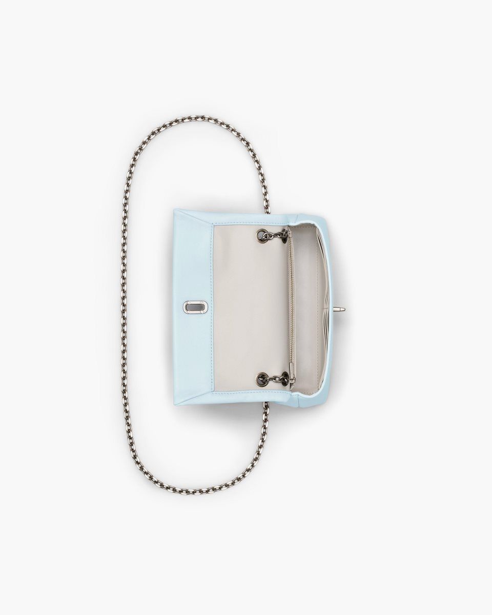 Grands Portefeuilles Marc Jacobs The Dual Chain Wallet Femme Bleu | 832NAXGUL