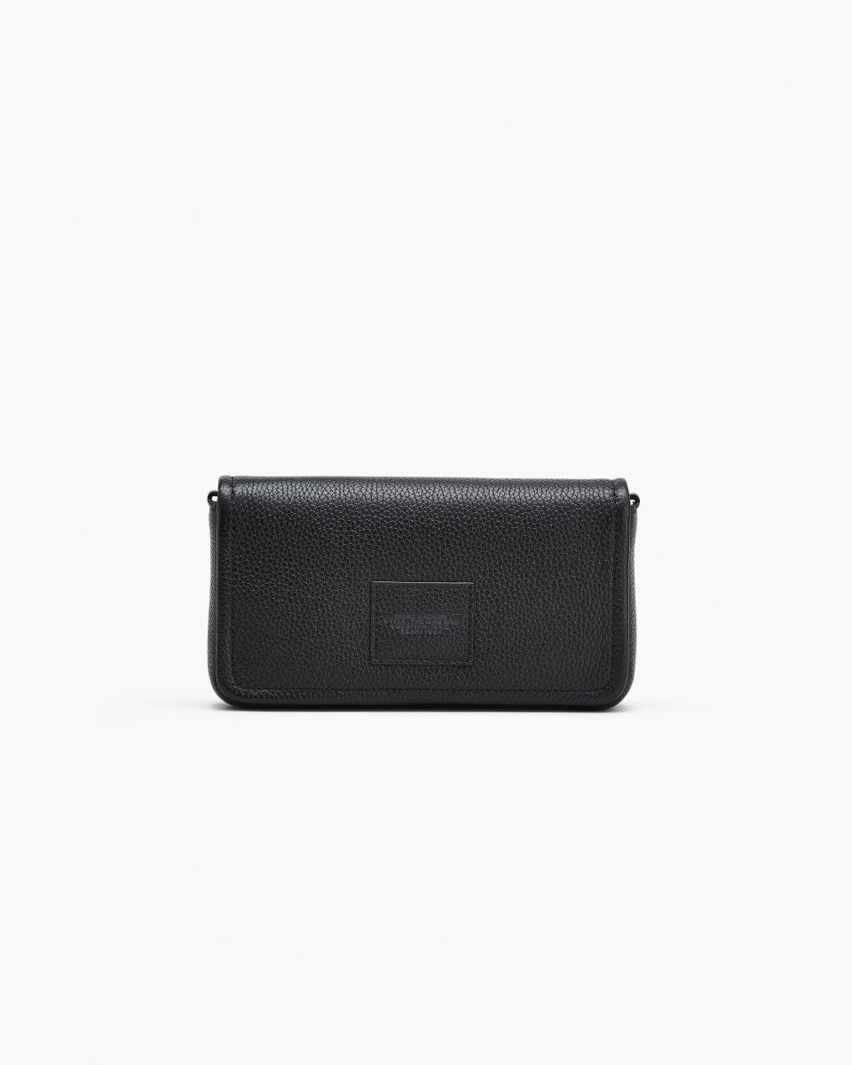 Grands Portefeuilles Marc Jacobs The Leather Mini Bag Femme Noir | 473BZESMV