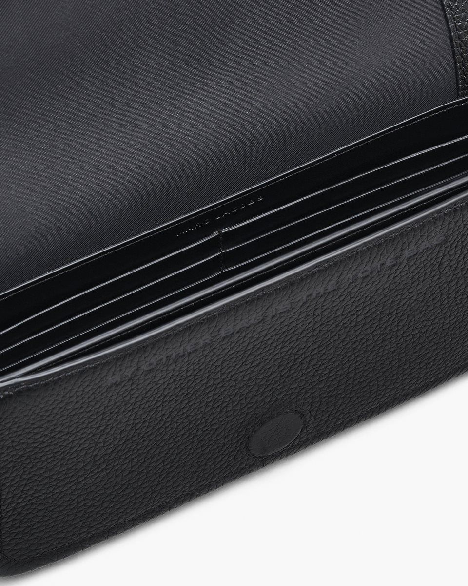 Grands Portefeuilles Marc Jacobs The Leather Mini Bag Femme Noir | 473BZESMV