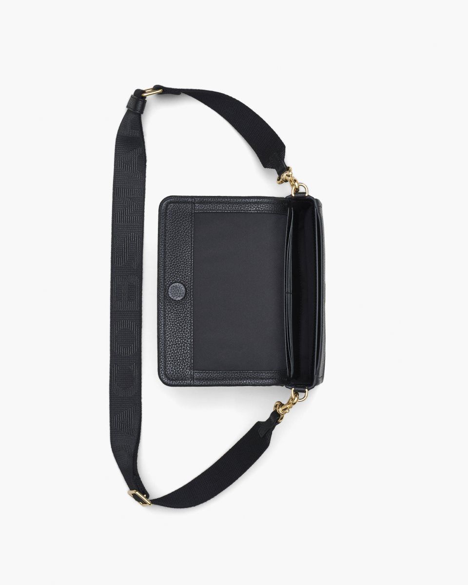 Grands Portefeuilles Marc Jacobs The Leather Mini Bag Femme Noir | 473BZESMV