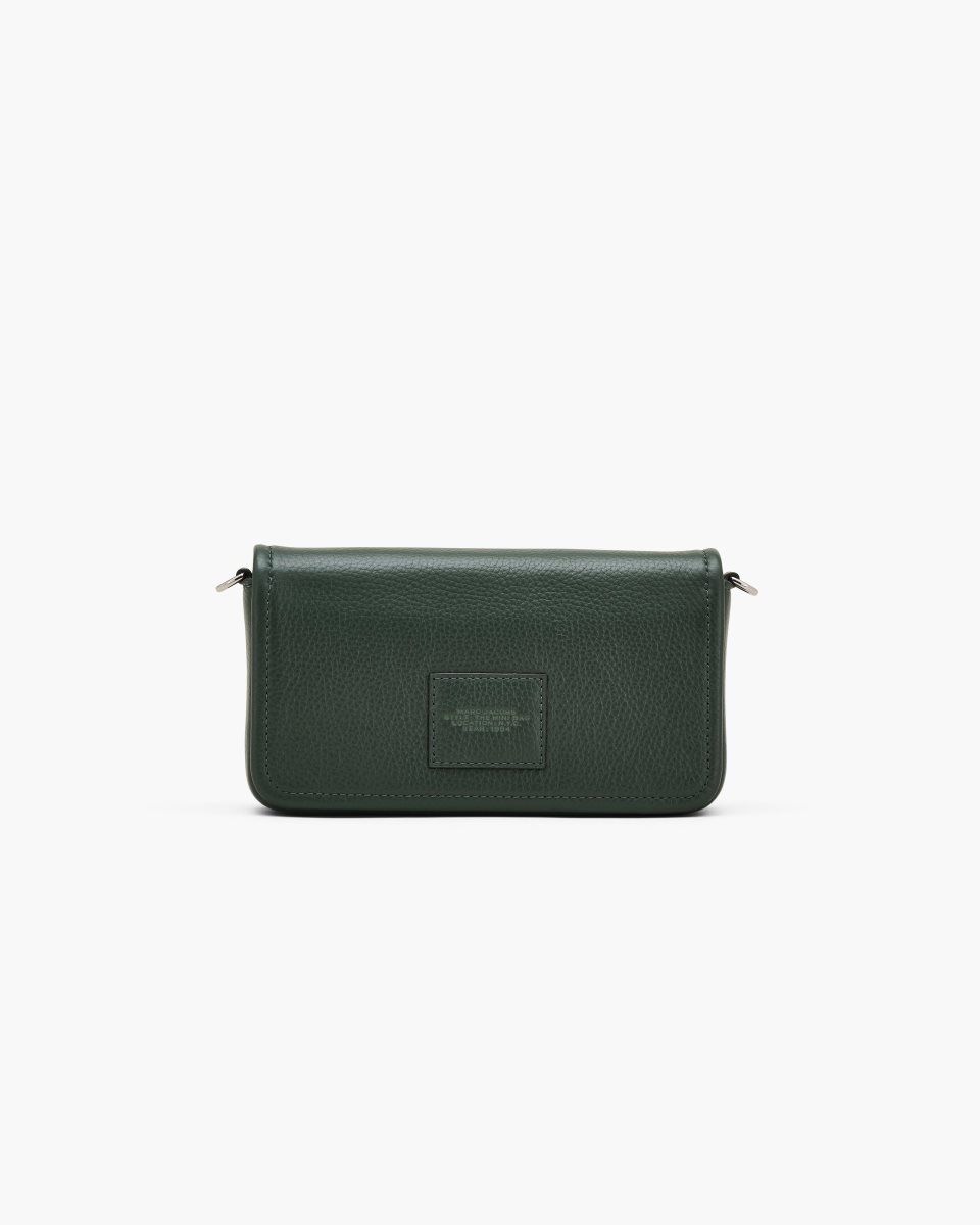 Grands Portefeuilles Marc Jacobs The Leather Mini Bag Femme Vert Foncé | 760IPVEOY