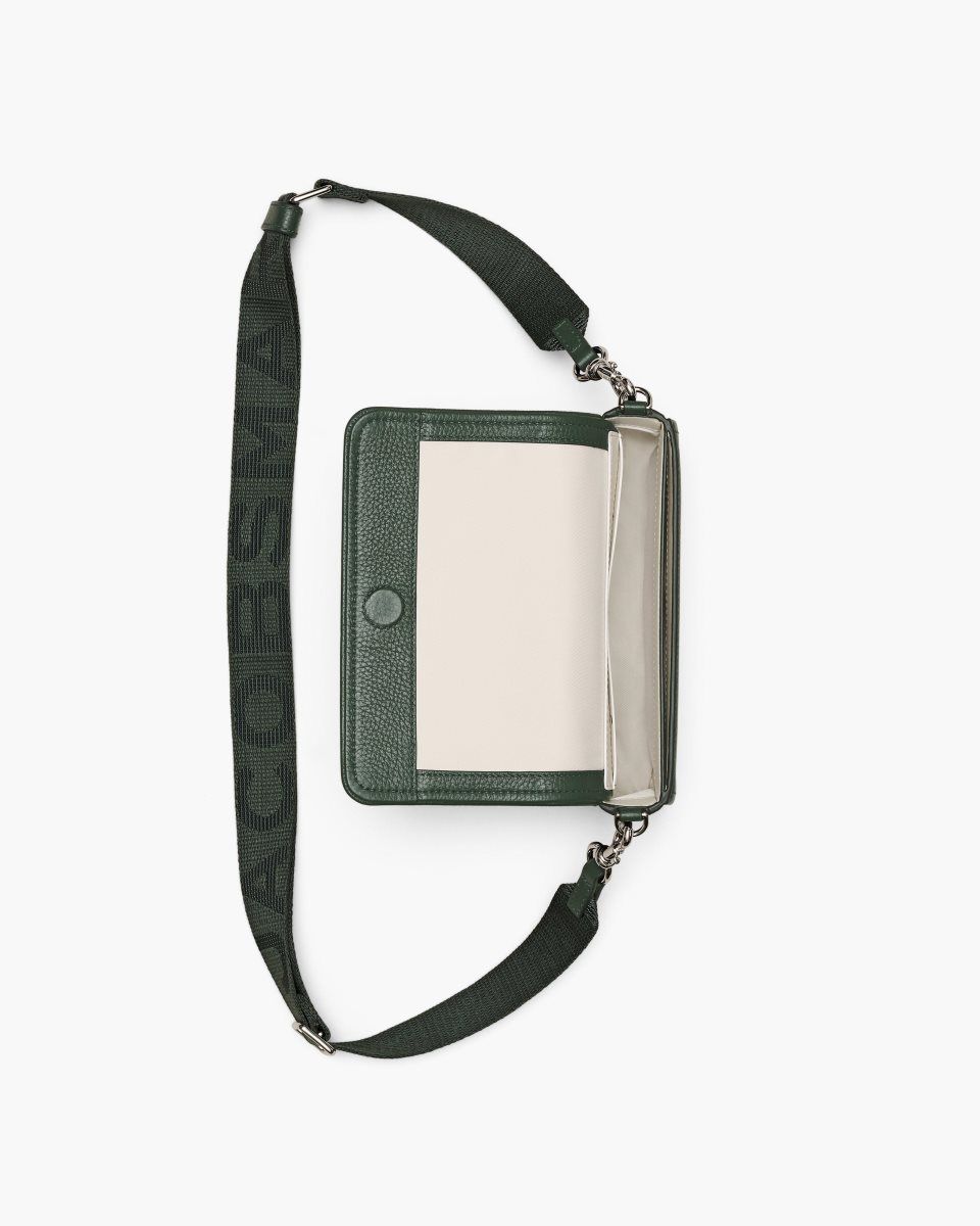 Grands Portefeuilles Marc Jacobs The Leather Mini Bag Femme Vert Foncé | 760IPVEOY