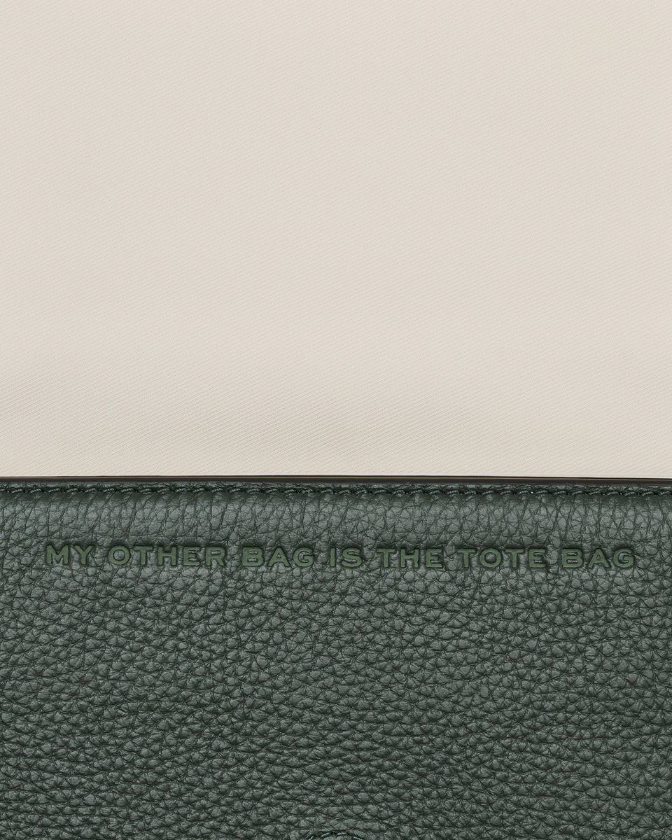 Grands Portefeuilles Marc Jacobs The Leather Mini Bag Femme Vert Foncé | 760IPVEOY