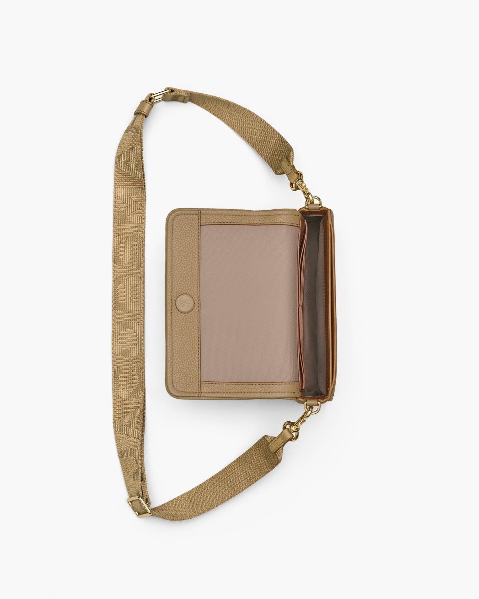 Grands Portefeuilles Marc Jacobs The Leather Mini Bag Femme Marron | 832OYHTBL