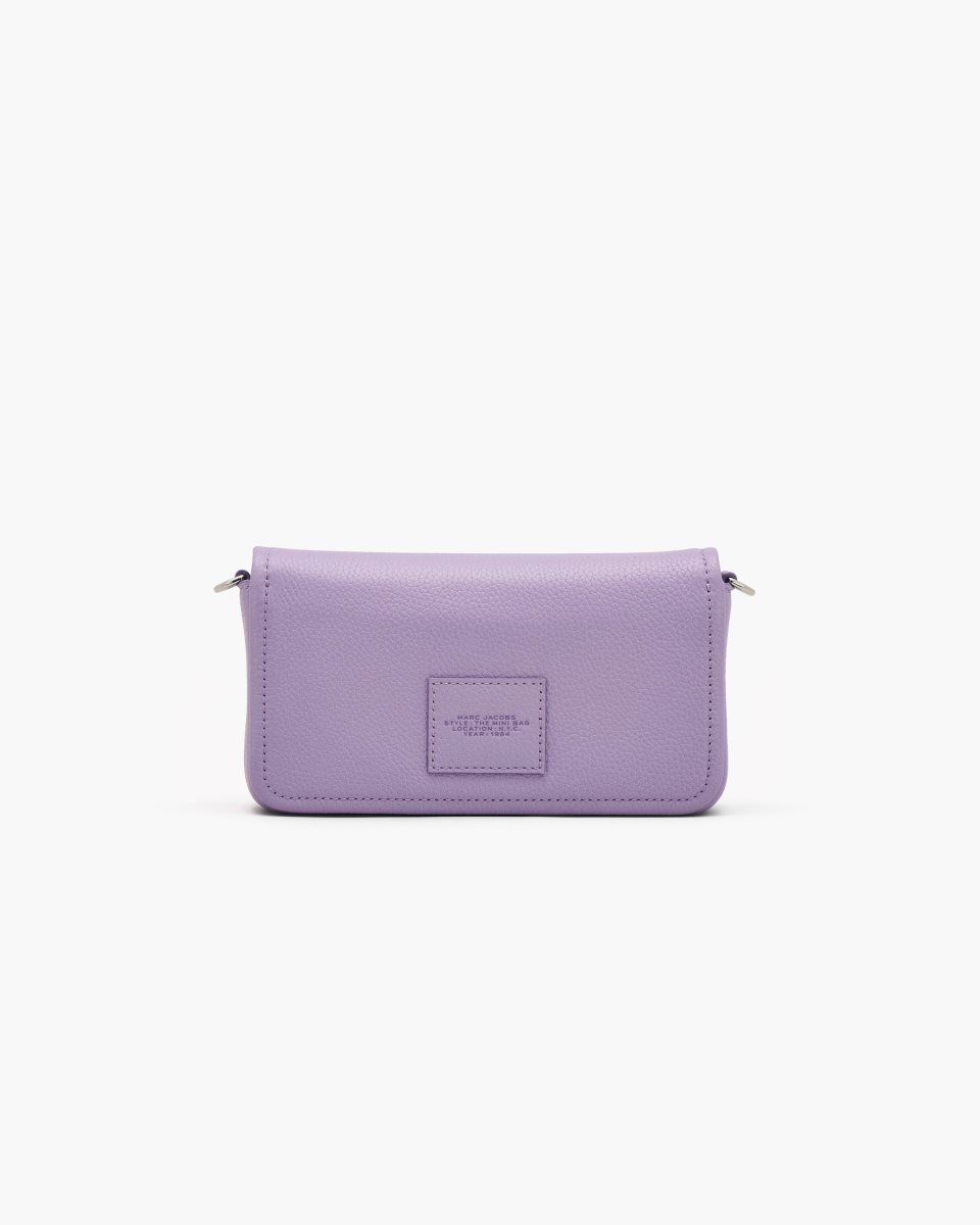 Grands Portefeuilles Marc Jacobs The Leather Mini Bag Femme Violette | 148XNUAQE