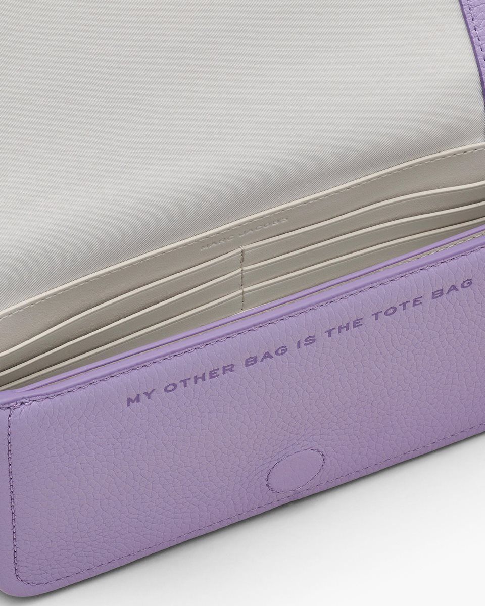Grands Portefeuilles Marc Jacobs The Leather Mini Bag Femme Violette | 148XNUAQE