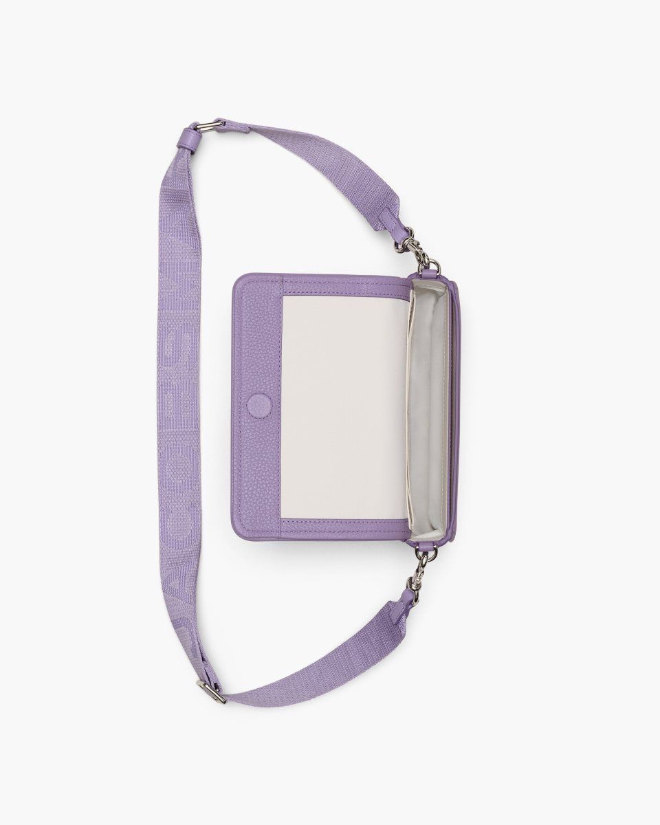 Grands Portefeuilles Marc Jacobs The Leather Mini Bag Femme Violette | 148XNUAQE