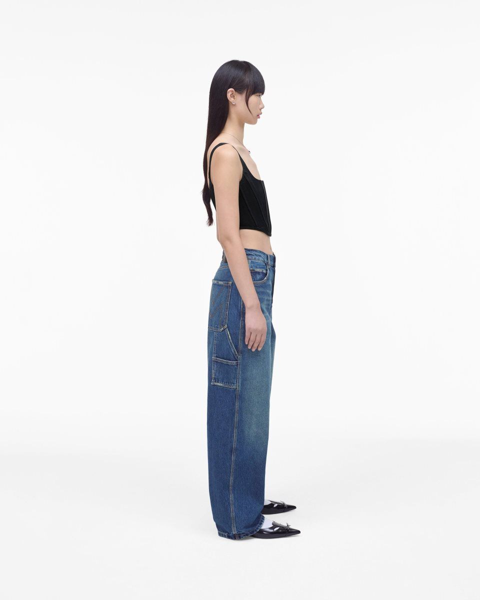 Hauts Marc Jacobs The Denim Bustier Femme Noir | 724FHJKTP