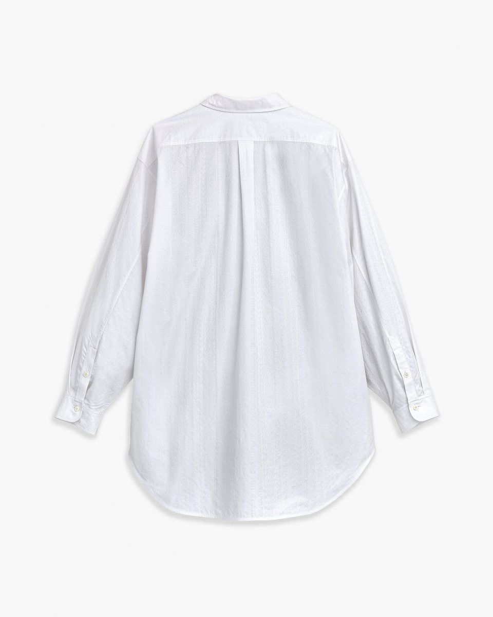 Hauts Marc Jacobs The Monogram Big Shirt Femme Blanche | 184MEQXKG