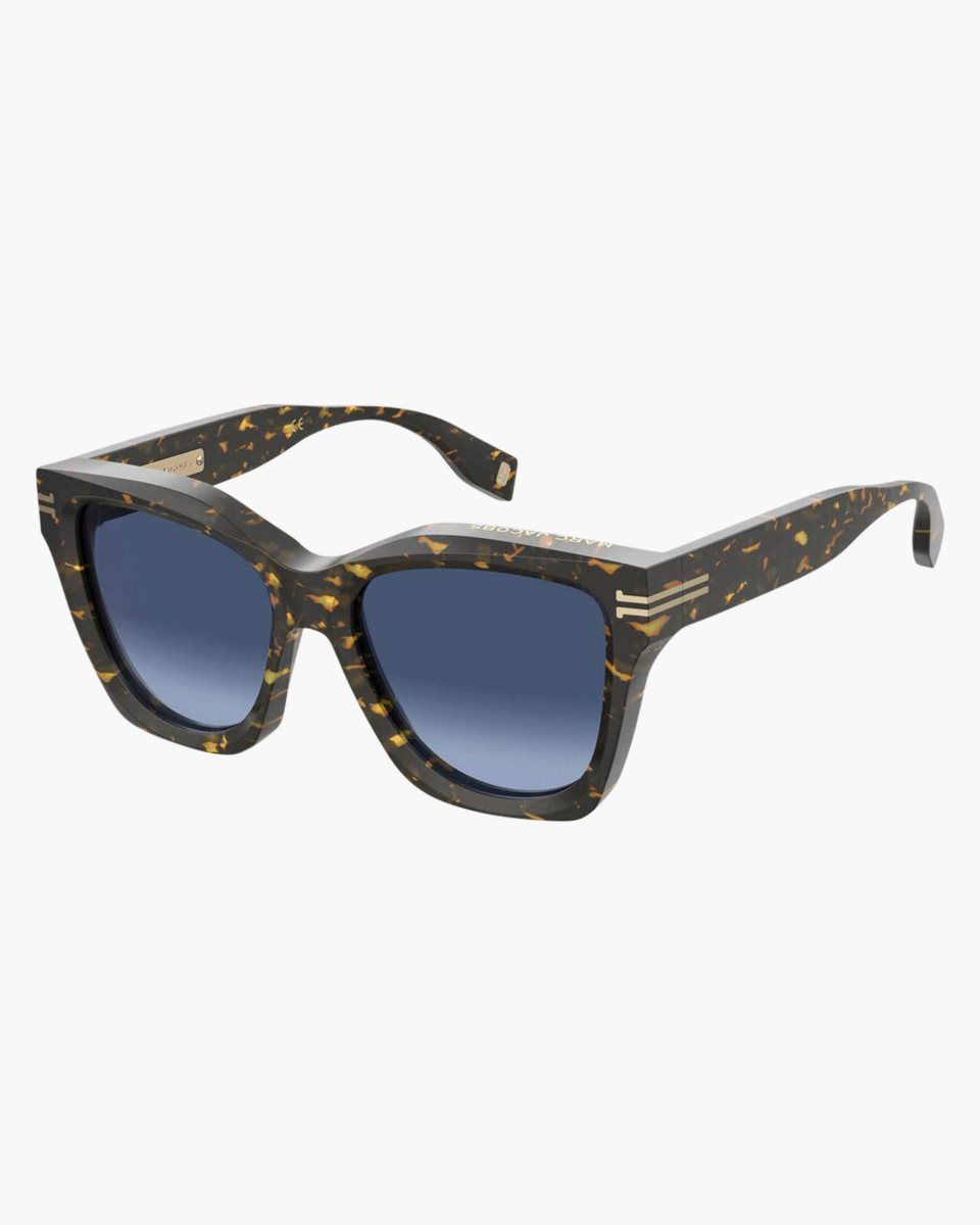 Lunette de Soleil Marc Jacobs Icon Edge Oversized Square Sunglasses Femme Havana | 046FNUVOG