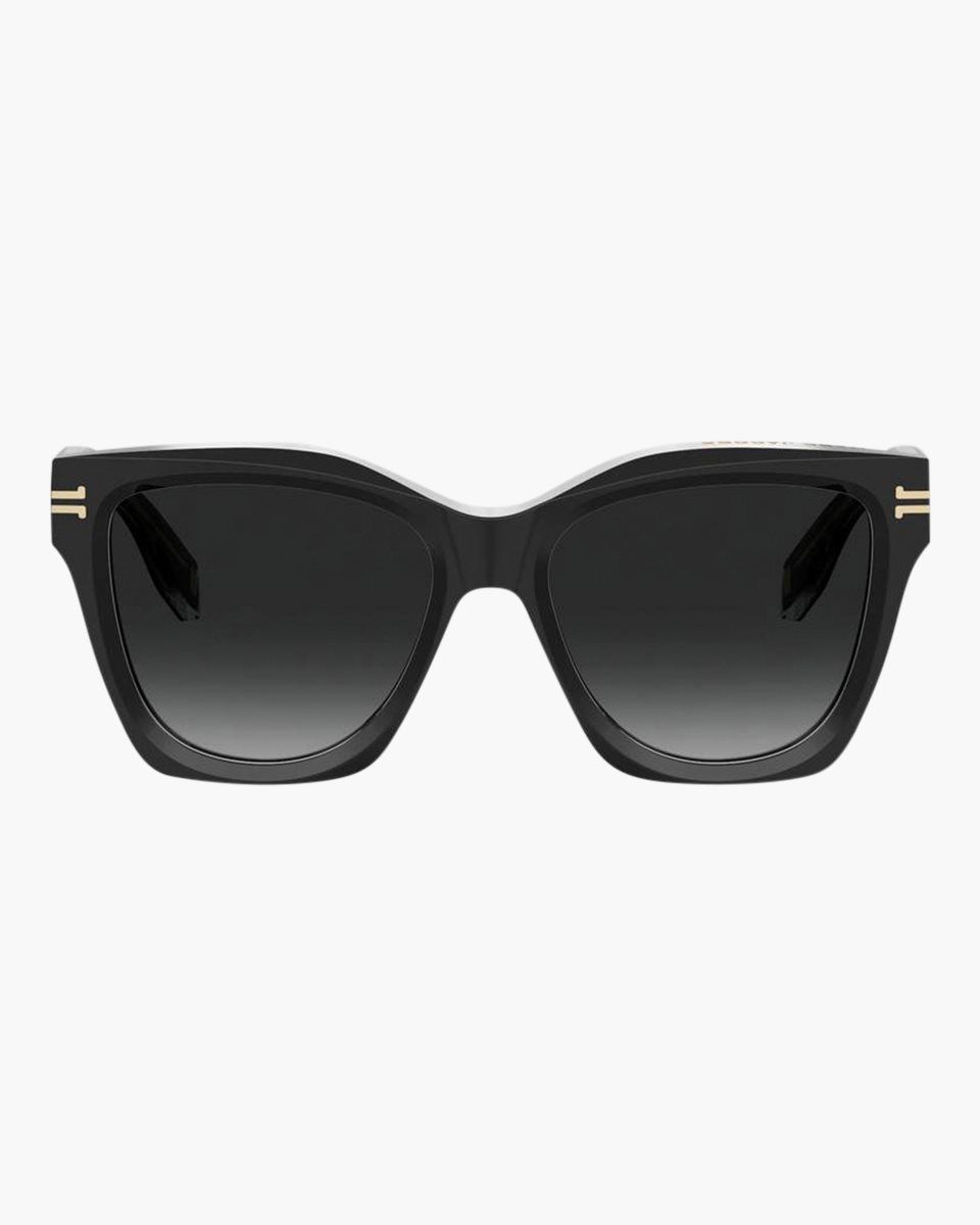Lunette de Soleil Marc Jacobs Icon Edge Oversized Square Sunglasses Femme Noir | 498KEBDHA
