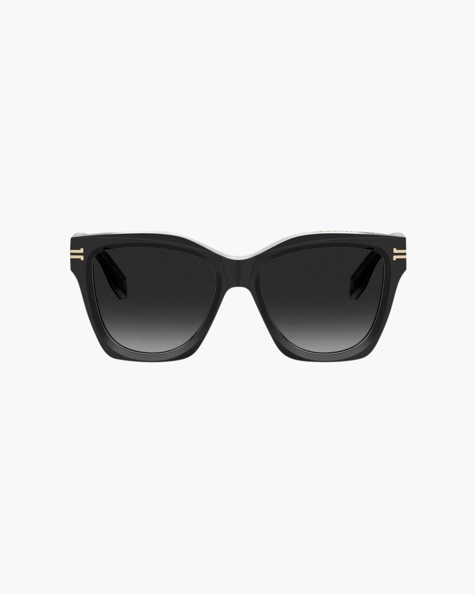 Lunette de Soleil Marc Jacobs Icon Edge Oversized Square Sunglasses Femme Noir | 498KEBDHA